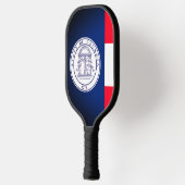 Staat der georgischen Flagge auf Pickleball-Paddel Pickleball Schläger (Links)