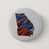 Staat der georgischen Maltaste Button (Vorderseite)