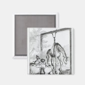 Staat der Giraffe, 1829 Magnet (Vorderseite/Rückseite)