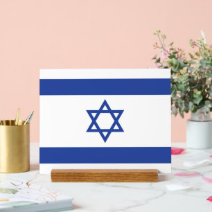 Staat der israelischen Flagge, Stern des jüdischen Acrylschild