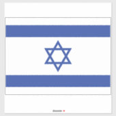 Staat der israelischen Flagge, Stern des jüdischen Aufkleber (Blatt)