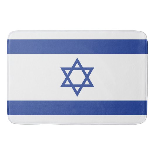 Staat der israelischen Flagge, Stern des jüdischen Badematte (Vorderseite)