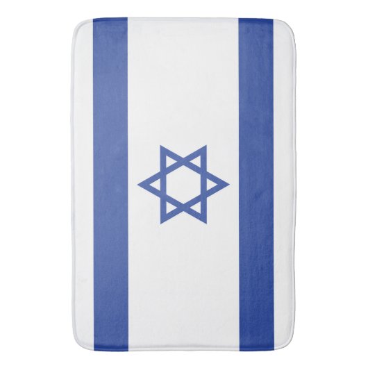 Staat der israelischen Flagge, Stern des jüdischen Badematte (Vorderseite Vertikal)