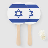 Staat der israelischen Flagge, Stern des jüdischen Fächer (Vorne und Hinten)