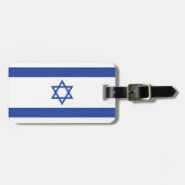 Staat der israelischen Flagge, Stern des jüdischen Gepäckanhänger (Vorderseite horizontal)