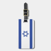 Staat der israelischen Flagge, Stern des jüdischen Gepäckanhänger (Vorderseite vertikal)