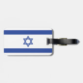 Staat der israelischen Flagge, Stern des jüdischen Gepäckanhänger (Rückseite horizontal)