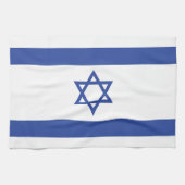 Staat der israelischen Flagge, Stern des jüdischen Geschirrtuch (Horizontal)