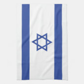 Staat der israelischen Flagge, Stern des jüdischen Geschirrtuch (Vertikal)