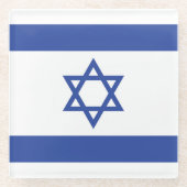 Staat der israelischen Flagge, Stern des jüdischen Glasuntersetzer (Vorderseite)
