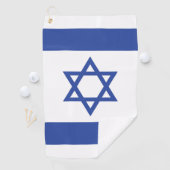 Staat der israelischen Flagge, Stern des jüdischen Golfhandtuch (Insitu)