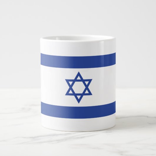 Staat der israelischen Flagge, Stern des jüdischen Jumbo-Tasse (Vorderseite)
