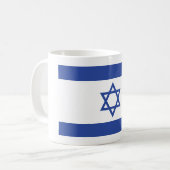 Staat der israelischen Flagge, Stern des jüdischen Kaffeetasse (Vorderseite Links)