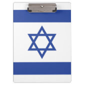 Staat der israelischen Flagge, Stern des jüdischen Klemmbrett (Vorderseite)
