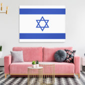 Staat der israelischen Flagge, Stern des jüdischen Leinwanddruck (Insitu (Wohnzimmer))