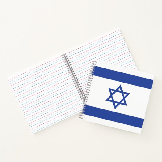 Staat der israelischen Flagge, Stern des jüdischen Notizblock (Innenseite)