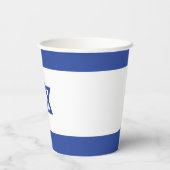 Staat der israelischen Flagge, Stern des jüdischen Pappbecher (Rückseite)