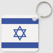 Staat der israelischen Flagge, Stern des jüdischen Schlüsselanhänger (Rückseite)