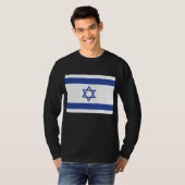 Staat der israelischen Flagge, Stern des jüdischen T-Shirt (Vorne ganz)