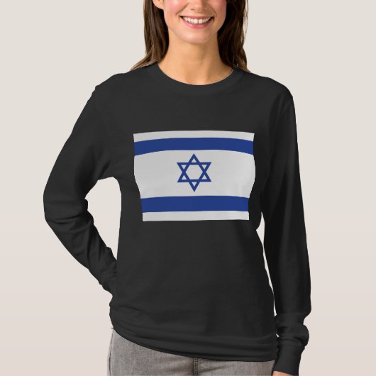 Staat der israelischen Flagge, Stern des jüdischen T-Shirt (Vorderseite)