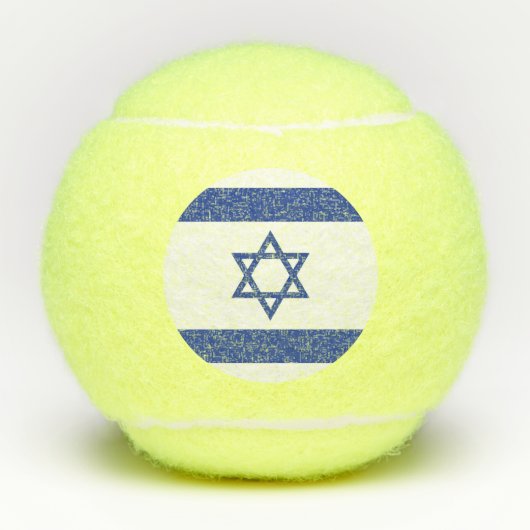 Staat der israelischen Flagge, Stern des jüdischen Tennisbälle (Vorderseite)