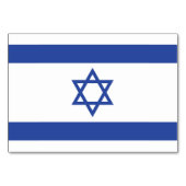 Staat der israelischen Flagge, Stern des jüdischen Tischnummer (Rückseite)