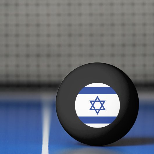 Staat der israelischen Flagge, Stern des jüdischen Tischtennisball (Netto)