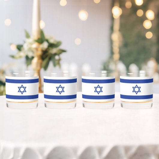 Staat der israelischen Flagge, Stern des jüdischen Whiskyglas (Insitu (Hochzeit))