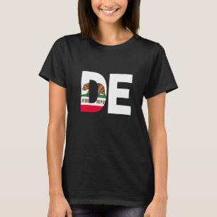 Staat der kalifornischen Flagge Delaware DE Cities T-Shirt