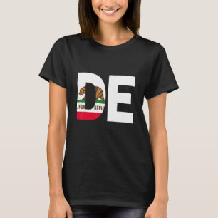 Staat der kalifornischen Flagge Delaware DE Cities T-Shirt