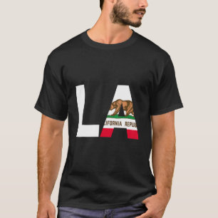 Staat der kalifornischen Flagge Louisiana LA Citie T-Shirt