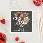 Staat der Kirche und Heiliges Römisches Reich Serviette (Beispiel)