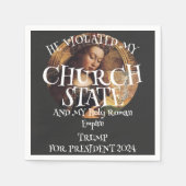 Staat der Kirche und Heiliges Römisches Reich Serviette (Vorderseite)