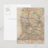 Staat der Michigan Atlas Karte (Vorne/Hinten)