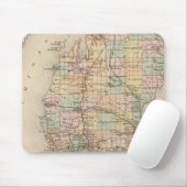 Staat der Michigan Atlas Karte Mousepad (Mit Mouse)