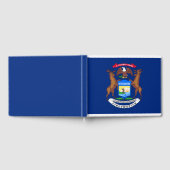 Staat der Michigan-Flagge Gästebuch (Voll)