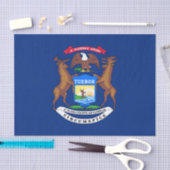 Staat der Michigan-Flagge Seidenpapier (Handwerk)