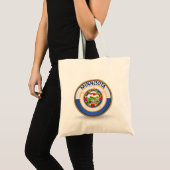 Staat der Minnesota Flag Siegel Tote Tasche (Vorderseite (Produkt))