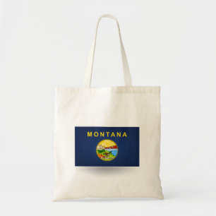 Staat der Montana Flag Tote Tag Tragetasche