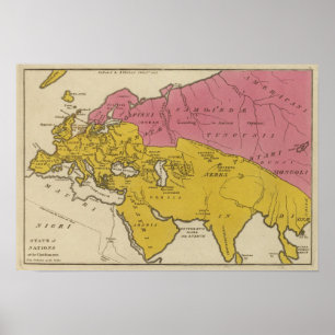 Staat der Nationen im Christlichen Bereich Poster