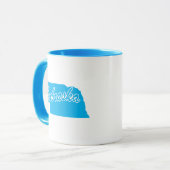 Staat der Nebraska-Tasse Tasse (Vorderseite Links)