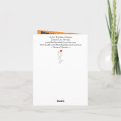 Staat der Nevada Karte Malerei Grußkarte (Rückseite)