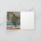 Staat der Nevada Karte Malerei Grußkarte (Innenseite)