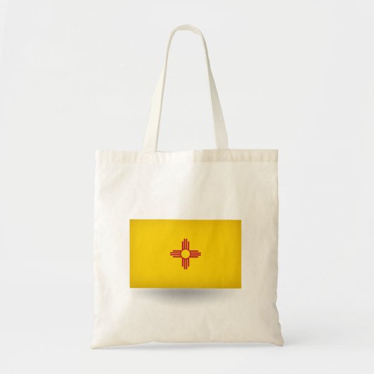 Staat der "New Mexico Flag Tote Bag" Tragetasche (Vorne)