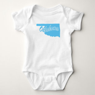 Staat der Oklahoma-Form Baby Strampler