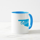 Staat der Oklahoma-Tasse Tasse (VorderseiteRechts)