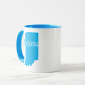 Staat der Tasse der Indiana-Form (Vorderseite Links)