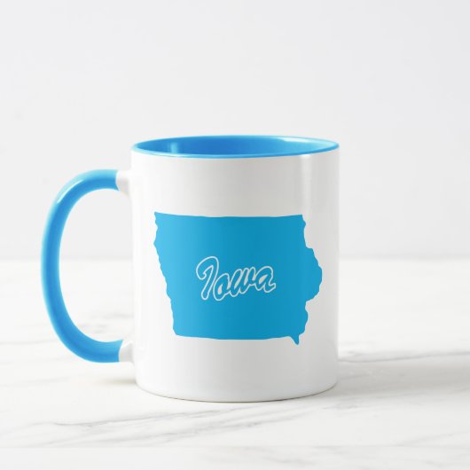 Staat der Tasse der Iowa-Form (Links)