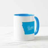 Staat der Tasse der Iowa-Form (VorderseiteRechts)