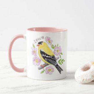 Staat der Tasse Iowa - Staat Bird und Blume